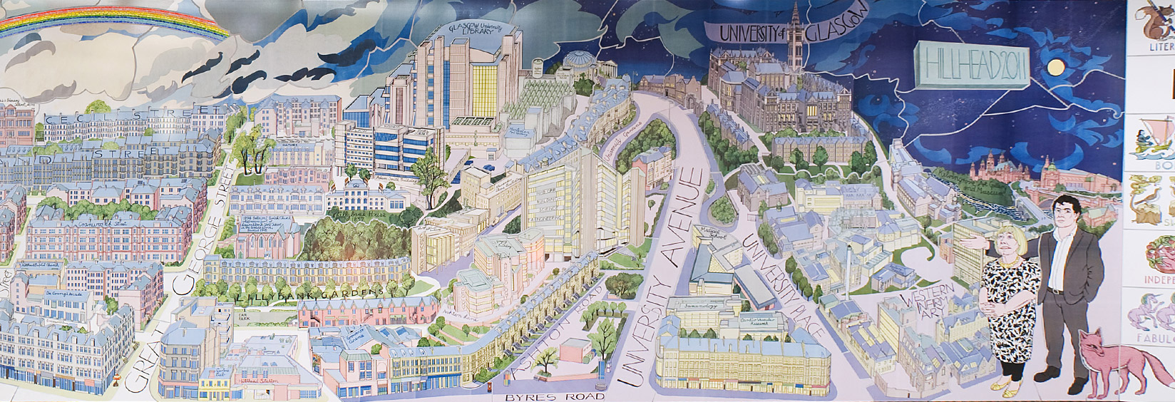 Glasgow Hillhead Station Mural